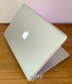 Apple MacBook Pro 15 Quad Core i7 2.0GHz 8GB RAM 256GB SSD MC721 MacOS Monterey