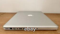 Apple MacBook Pro 15 Quad Core i7 2.0GHz 8GB RAM 256GB SSD MC721 MacOS Monterey