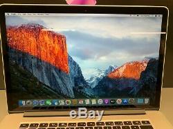 Apple MacBook Pro 15 RETINA i7 TURBO 3.2ghz 8GB RAM 500GB SSD OSX-2019