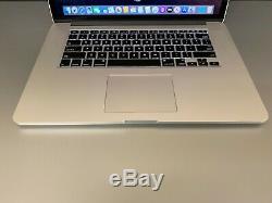 Apple MacBook Pro 15 RETINA i7 TURBO 3.2ghz 8GB RAM 500GB SSD OSX-2019