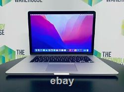 Apple MacBook Pro 15 Retina i7 Quad Core CPU 16GB Ram 256GB SSD & OS Monterey