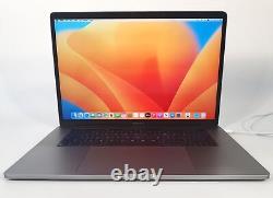 Apple MacBook Pro 15 TouchBar A17070 2017 i7 2.9-3.9GHz 500GB NVMe 16GB Ventura