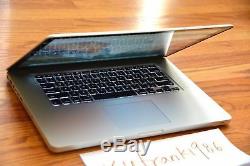 Apple MacBook Pro 15 i7 Quad 2.2-3.1GHz 8GB 512GB SSD GDDR5 300 cycle Great