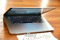 Apple MacBook Pro 15 i7 Quad Turbo 2.0-2.9GHz 16GB 2TB SSHD GDDR5