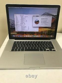 Apple MacBook Pro 15 inch Core i5 2.4 GHz 8 GB RAM -500 GB Mid 2010