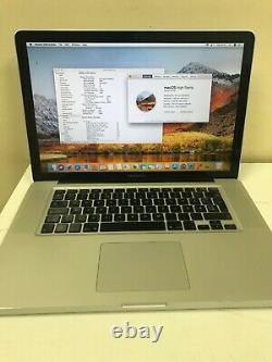 Apple MacBook Pro 15 inch Core i7 2.66 GHz 8 GB RAM -500 GB Mid 2010