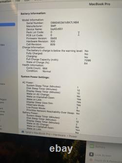 Apple MacBook Pro 16 512GB SSD, Intel i7 2019 9th Gen 2.6GHz, 16GB RAM