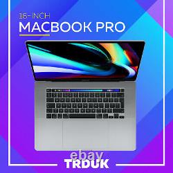 Apple MacBook Pro 16 Inch i7 9th Gen 16GB 512GB SSD Touch Bar Space Grey 2019