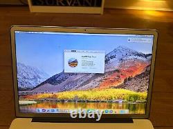 Apple MacBook Pro 17 2010 2.8GHZ Core i7 8GB RAM 500 GB SSD RARE