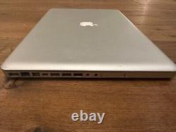 Apple MacBook Pro 17 2010 2.8GHZ Core i7 8GB RAM 500 GB SSD RARE