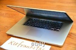 Apple MacBook Pro 17 2.8GHz 8GB 2TB SSHD Dual NVIDIA Graphics 50 cycles Great