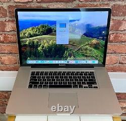 Apple MacBook Pro 17 Core i7 2.66GHz 8GB RAM 512GB SSD New Battery & MS Office