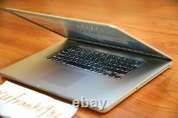 Apple MacBook Pro 17 i7 QUAD 2.4GHz-3.5GHz 16GB 4TB New SSD GDDR5 Matte 100 cyc