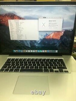 Apple MacBook Pro 17 inch Core2Duo 2.66 GHz 4 GB RAM -320 GB -Early 2009