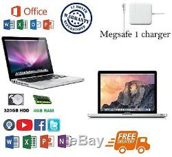 Apple MacBook Pro A1278, 13.3 4GB RAM 320GB HD- High Sierra iOS (with Office)