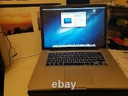 Apple MacBook Pro A1286 15 inch 249GB SSD HDD 4GB Ram NVIDIA GRAPHICS. FOR PARTS