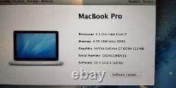 Apple MacBook Pro A1286 I7-3615QM 4GB Ram 500GB HDD GeForce GT 650m -D55