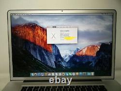 Apple MacBook Pro (A1297) (Mid 2010) 17-inch 2.66GHz 8GB RAM 250 GB SSD