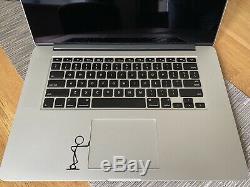 Apple MacBook Pro A1398 2.5Ghz i7 16GB 512gb 15.4 Laptop Mid 2015 MJLT2LL/A