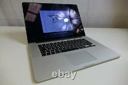 Apple MacBook Pro A1398 Laptop 500GB SSD, 16GB RAM i7 4th GEN