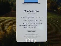 Apple MacBook Pro A1990 2018 15 Core i7-8850H 2.6GHz 6-Core 512GB 16GB RAM 560X