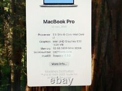 Apple MacBook Pro A1990 2018 15 Core i7-8850H 2.6GHz 6-Core 512GB 32GB 30D W