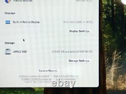 Apple MacBook Pro A1990 2018 15 Core i7-8850H 2.6GHz 6-Core 512GB 32GB 30D W