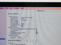 Apple MacBook Pro A2141 16 2019 Intel Core i9 32GB RAM 512GB SSD 5500M 30D