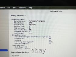 Apple MacBook Pro A2251 Core i7 2.3GHz 13 2020 512GB SSD 16GB RAM Silver 30D W
