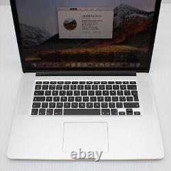 Apple MacBook Pro Retina 15 11,4 Mid 2015 A1398 Intel i7 4770HQ 16GB 256GB SSD