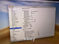 Apple MacBook Pro Retina 15.4 2Ghz i7 8GB 250GB SSD A1398 2013 CATALINA #w4