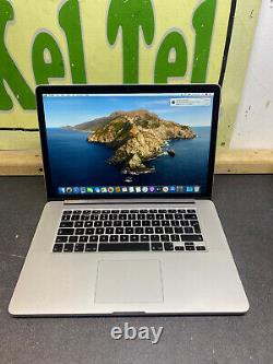 Apple MacBook Pro Retina 15.4 2.2Ghz i7 16GB 250GB SSD A1398 2015 CATALINA #W1