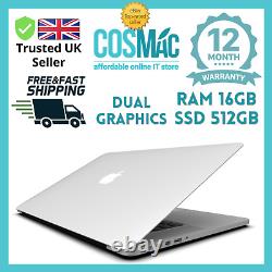 Apple MacBook Pro Retina 15.4 Core i7 2.5Ghz 16GB 512GB Mid 2014 A Grade DG GPU