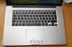 Apple MacBook Pro Retina 15.4 Mid 2015 500GB SSD 16GB Ram 2.8GHz Core i7