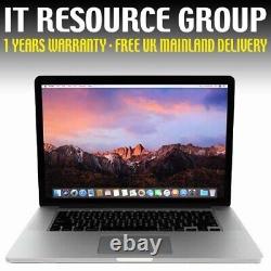 Apple MacBook Pro Retina 15.4 inch Mid 2015 laptop, Intel i7 16GB RAM 512GB SSD