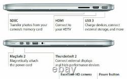Apple MacBook Pro Retina 15 inch Laptop Core i7 16GB RAM 256GB SSD Mid-2014