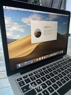 Apple MacBook Pro Retina 8GB RAM 121GB SSD 13.3inch Laptop Silver (IMMACULATE)