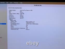 Apple MacBook Pro Retina A1706 Touch Bar 2017 i7 3.50GHz 16GB-256GB NVME Silver