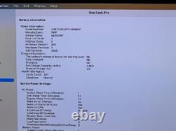 Apple MacBook Pro Retina A1706 Touch Bar 2017 i7 3.50GHz 16GB-256GB NVME Silver