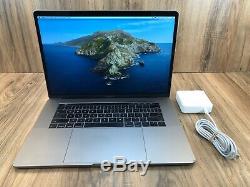 Apple MacBook Pro Space Gray 15 Touch Bar 512GB SSD 16GB RAM 2.7GHz i7 Tested