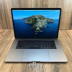 Apple MacBook Pro Space Gray 15 Touch Bar 512GB SSD 16GB RAM 2.7GHz i7 Tested