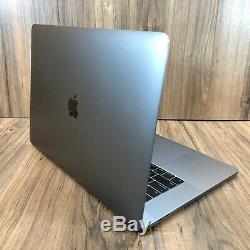 Apple MacBook Pro Space Gray 15 Touch Bar 512GB SSD 16GB RAM 2.7GHz i7 Tested