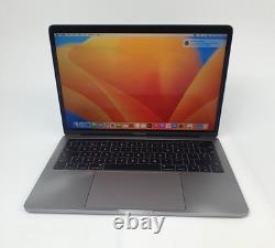 Apple MacBook Pro TouchBar A1706 13.3 2017 i7 3.5 GHz 256GB NVME 16GB Ventura