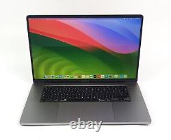 Apple MacBook Pro TouchBar A2141 16 2019 i7 2.6-4.5GHz 512GB NVME 16GB Sonoma