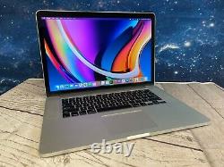 Apple Macbook Pro 15 (2015) Quad Core i7 16GB RAM + 256GB SSD OS Big Sur