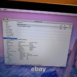 Apple Macbook Pro 15.4 Intel core i5 HDD 1TB 8GB RAM (2010)