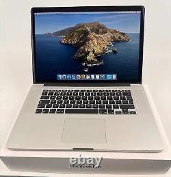 Apple Macbook Pro 15 Retina Laptop Mid 2012 A1398 i7 250GB SSD 8GB