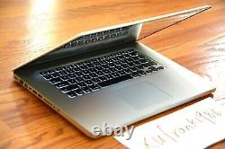 Apple Macbook Pro 15 i7 2.0-2.9GHz Quad 8GB RAM 1TB SSHD Radeon Graphics READ