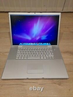 Apple Macbook Pro 17 A1229 (Mid-Late 2007) Snow Leopard, 4GG RAM, 128GB SSD