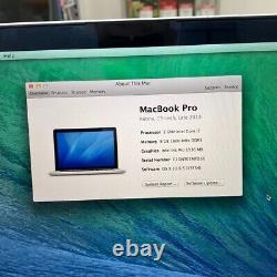 Apple Macbook Pro 2013 Retina i7 256GB HDD 8GB RAM